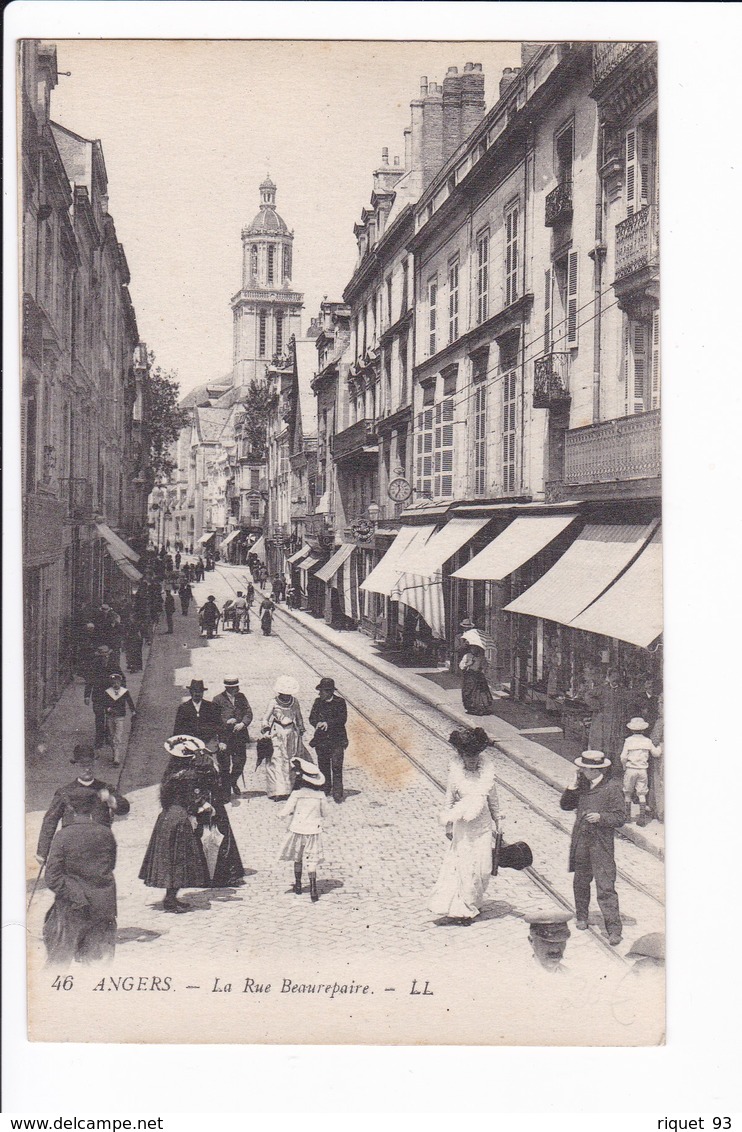 46 - ANGERS - La  Rue Beaurepaire - Angers