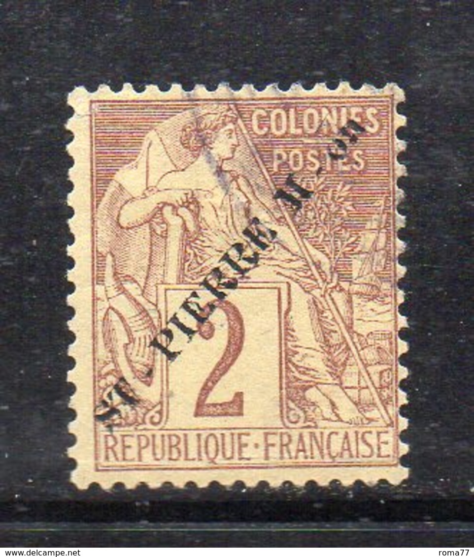 Y634 - SAINT-PIERRE Et MIQUELON 1891 ,  Yvert N. 19  Usato (2380A) - Usati