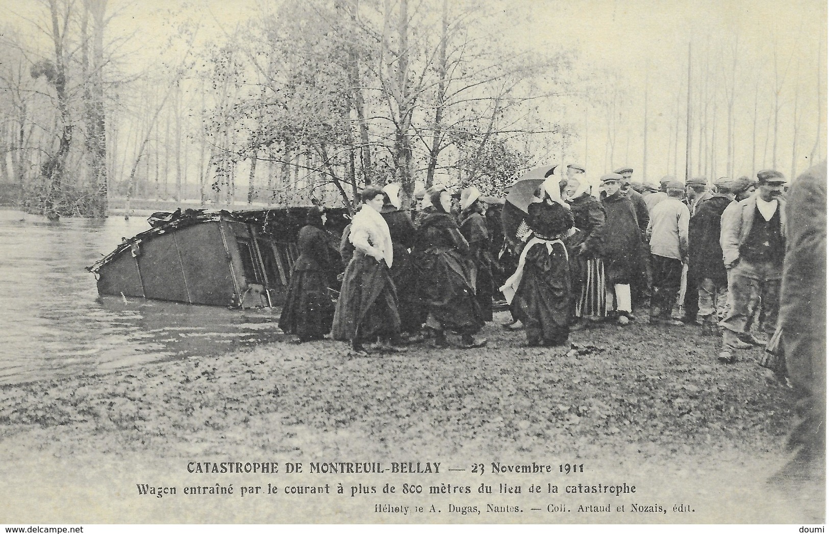 49 Catastrophe De MONTREUIL BELLAY  1911 Accident Chemin De Fer - Montreuil Bellay