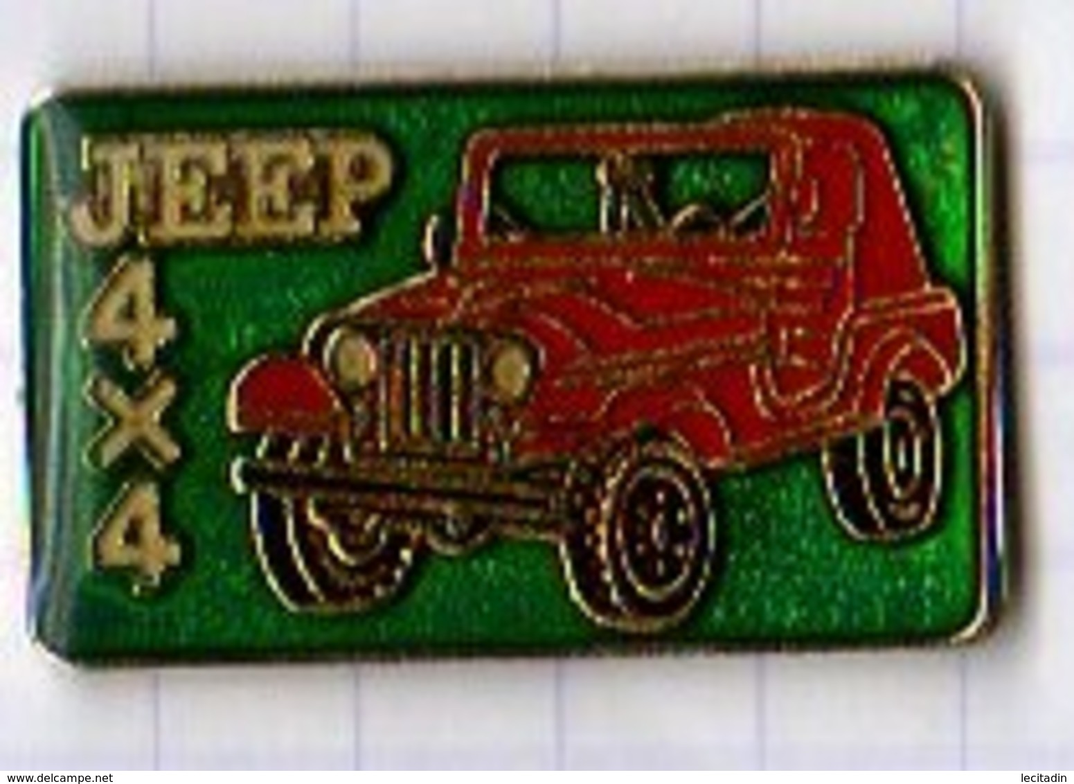 PINS AUTOMOBILE JEEP 4 X 4 - Fiat