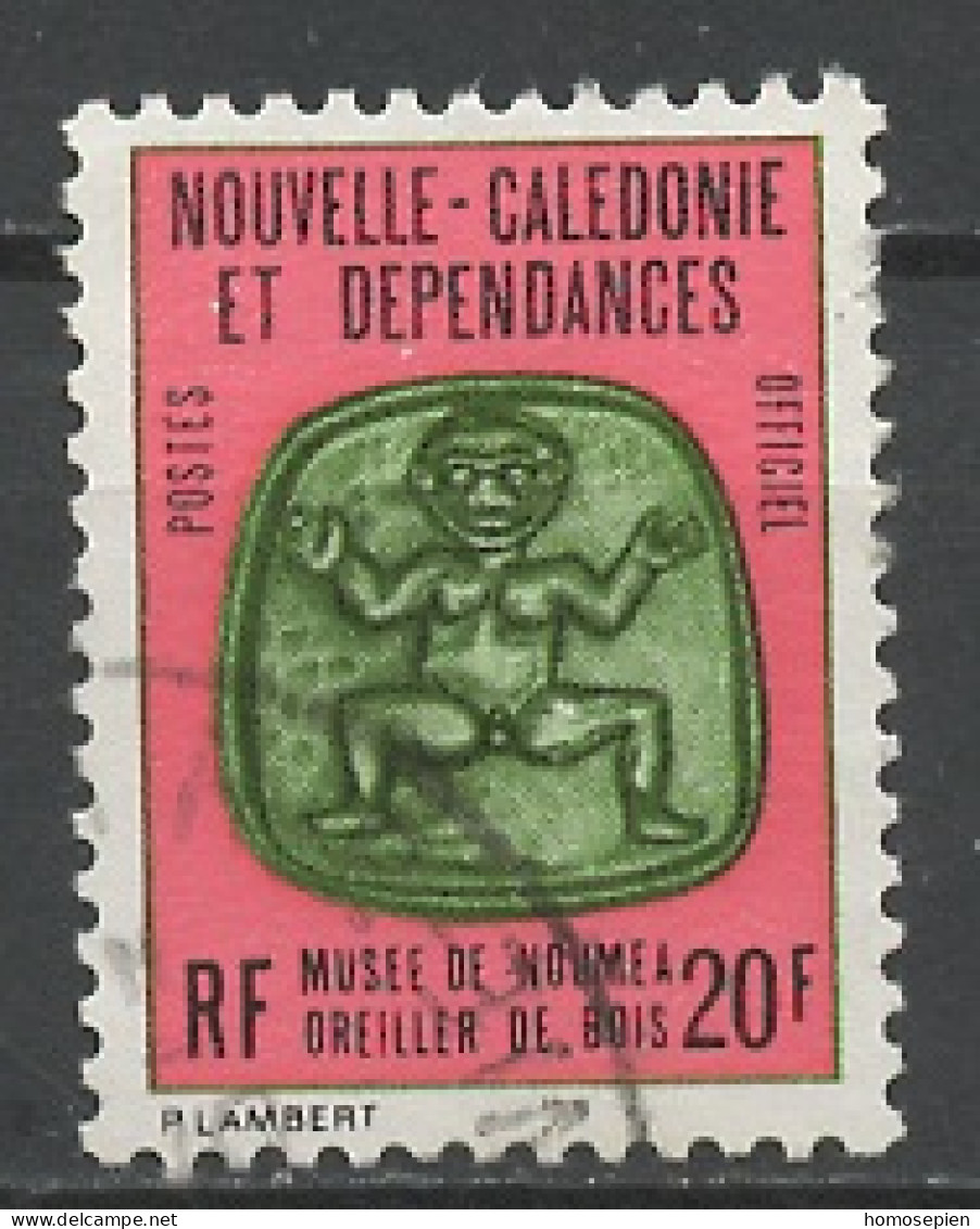 Nouvelle Calédonie - Neukaledonien - New Caledonia Service 1976 Y&T N°S23 - Michel N°D23 (o) - 20f Oreiller De Bois - Service