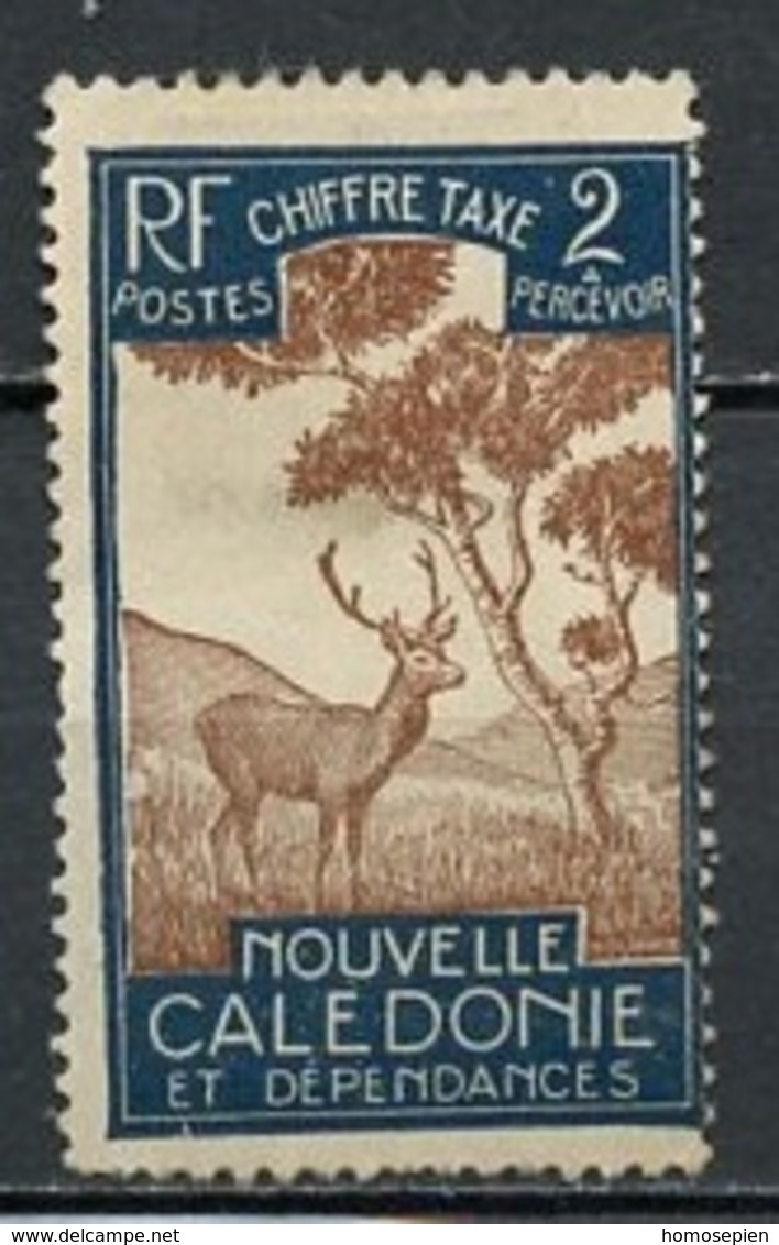Nouvelle Calédonie - Neukaledonien - New Caledonia Taxe 1928 Y&T N°T26 - Michel N°P19 Nsg - 2c Cerf Et Niaouli - Timbres-taxe
