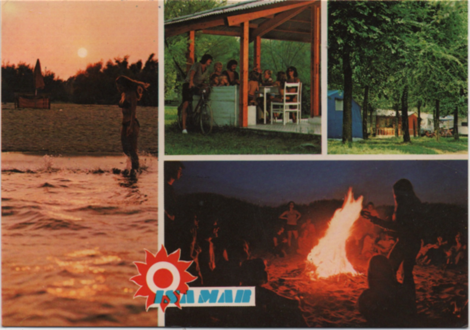 Ca' Lino (Chioggia, Venezia): Camping Isamar. Viaggiata 1982 - Chioggia