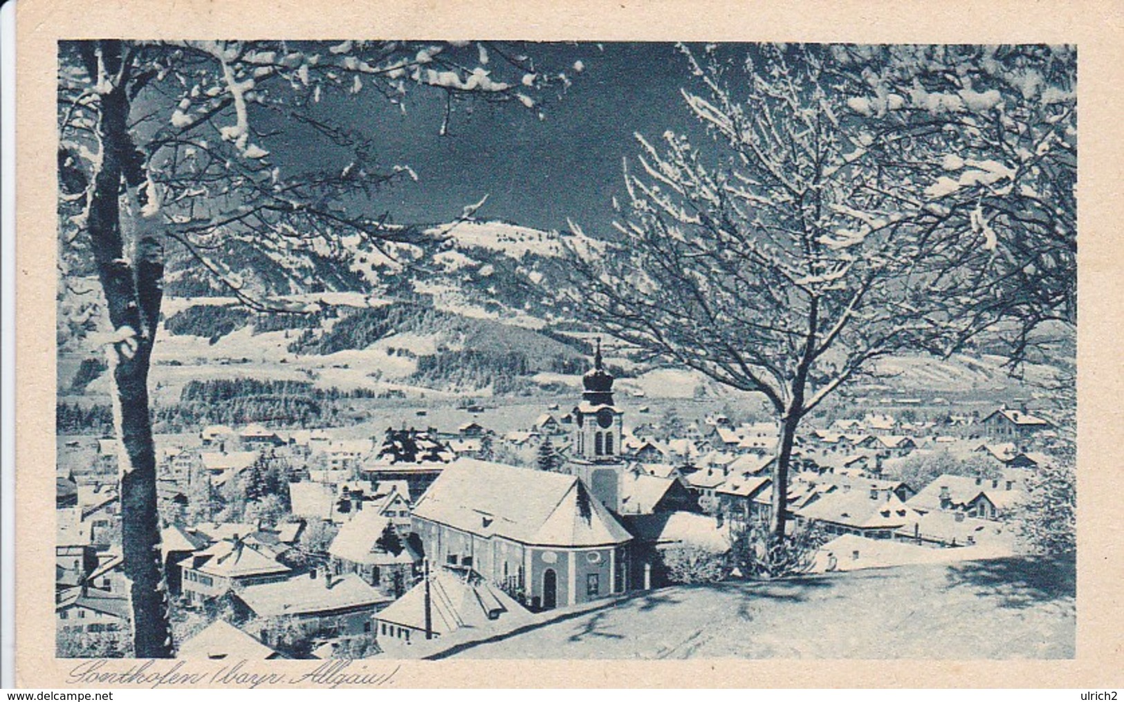 AK Sonthofen Im Winter - Allgäu - 1926 (46014) - Sonthofen