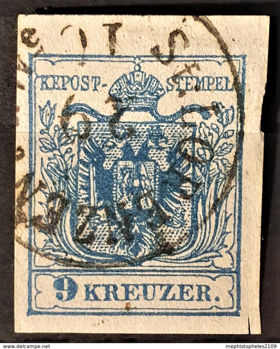 AUSTRIA 1850/54 - ST. LORENZEN Cancel - ANK 5 - 9kr - Gebraucht