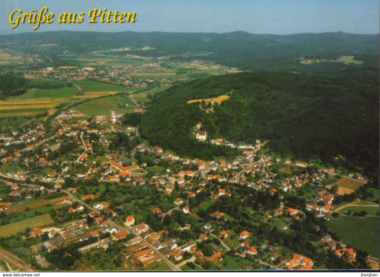 Osterreich - Postcard Unused   - Pitten - General View  - 2/scans - Pitten