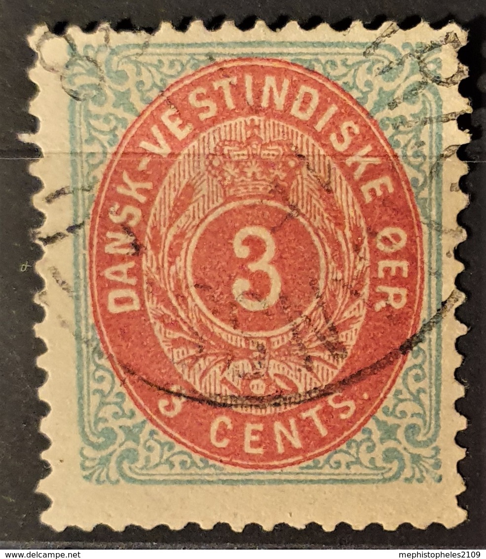 DANISH WEST INDIES 1874/79 - Canceled - Sc# 6c - 3c - Dinamarca (Antillas)