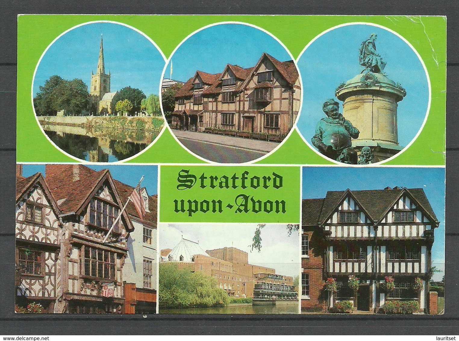 GREAT BRITAIN Stratford-Upon-Avon Shakespeare's Birthplace Sent From Germany 1994 With German Stamp - Sonstige & Ohne Zuordnung