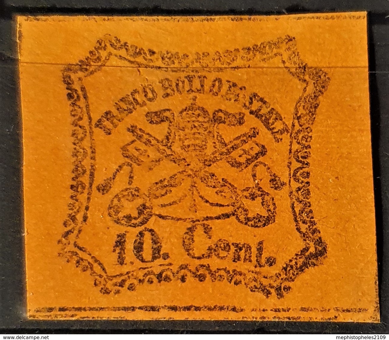 ROMAN STATES 1867 - MNG - Sc# 15 - 10c - Reprint! - Kerkelijke Staten