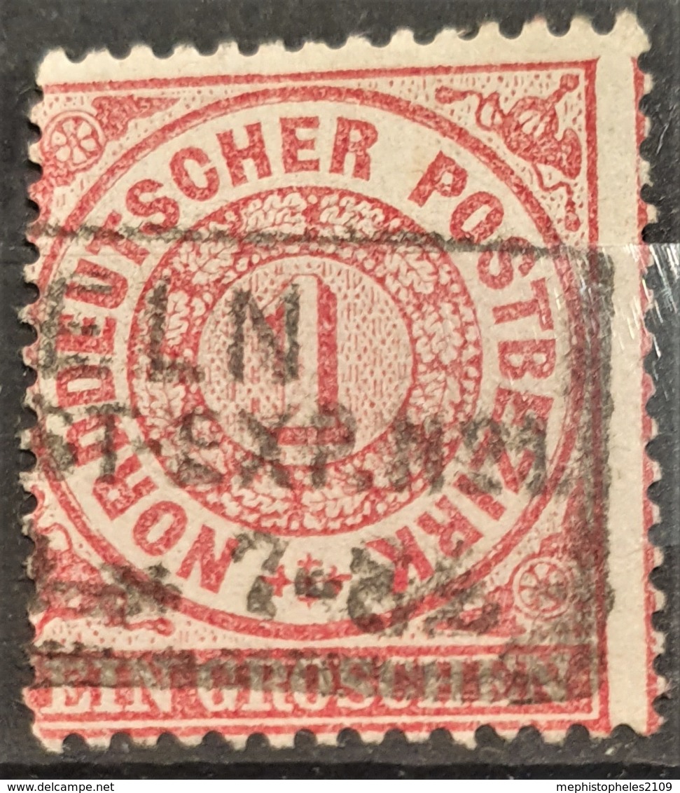 NORDDEUTSCHER POSTBEZIRK 1869 - Canceled - Mi 16 - 1g - Oblitérés