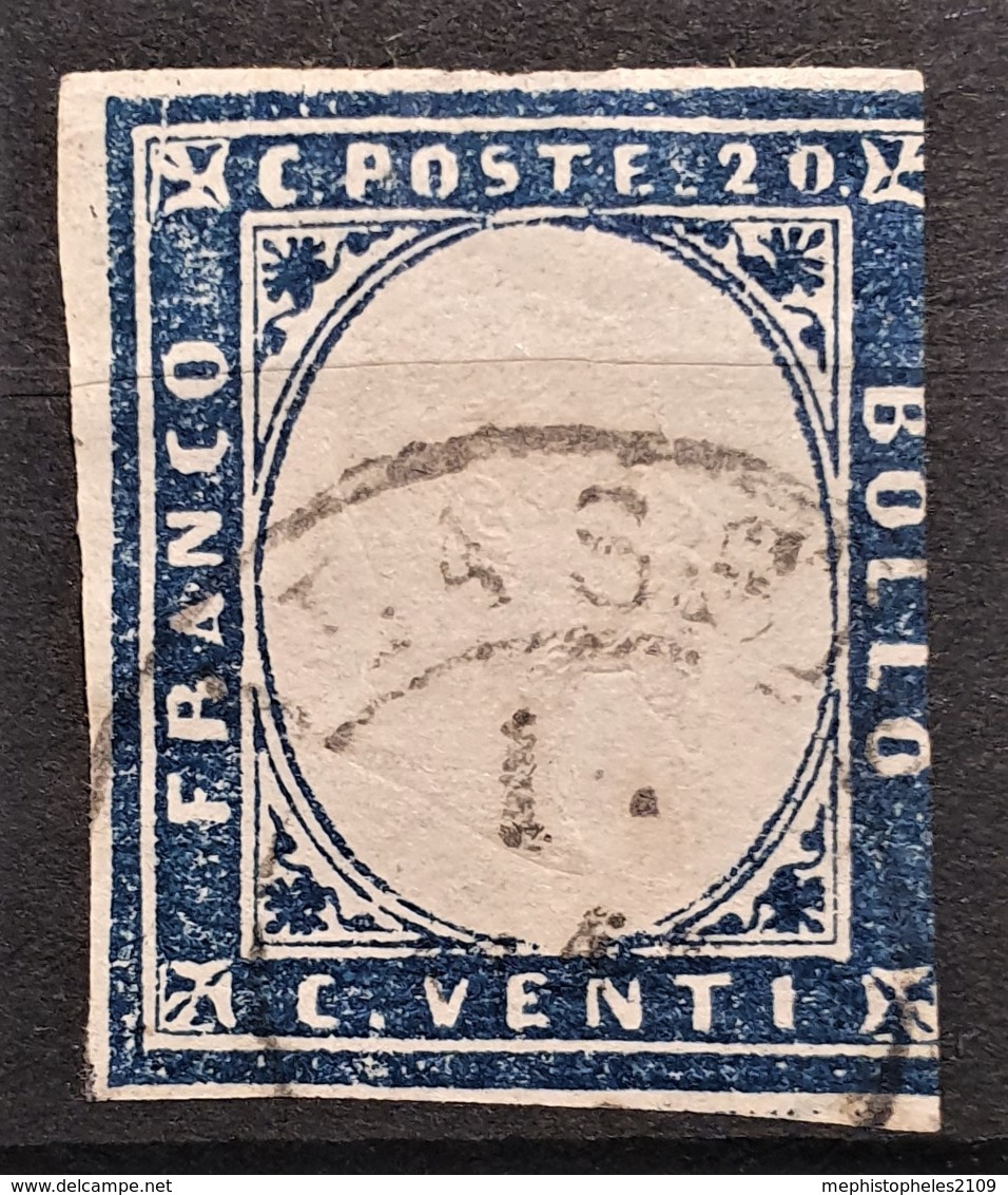 SARDINIA 1862 - Canceled - Sc# 12 - 20c - Sardaigne