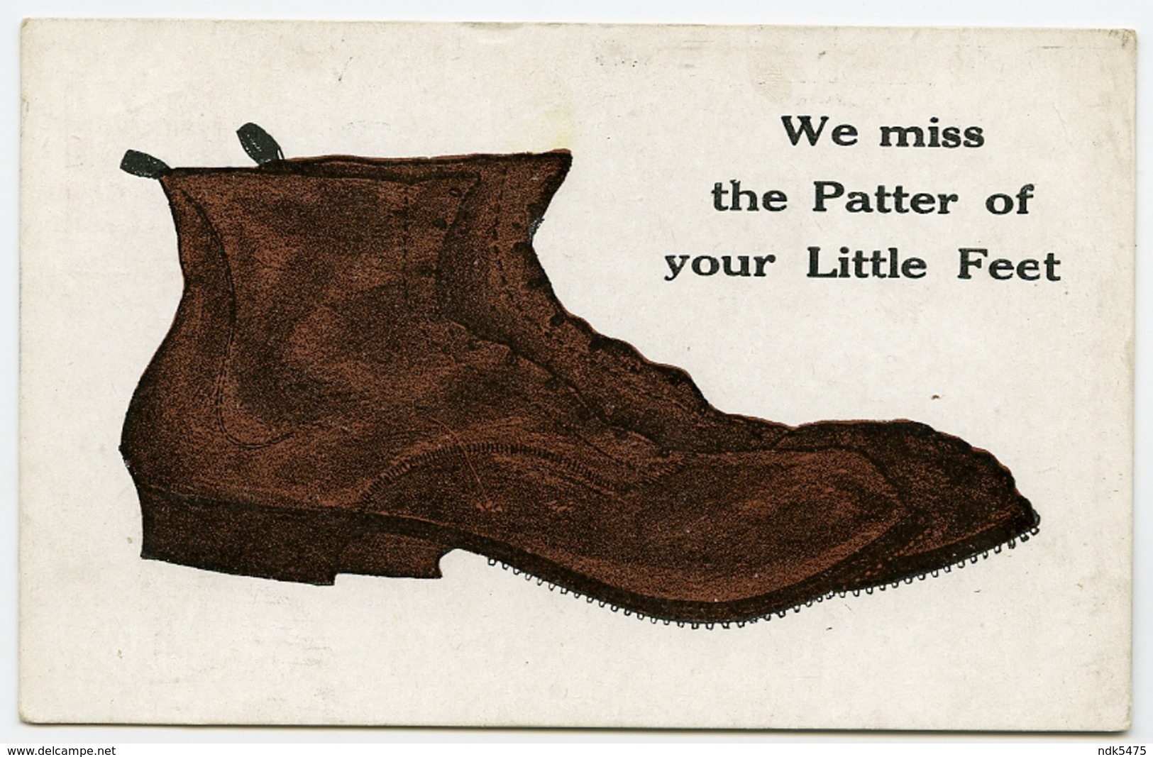 COMIC : WE MISS THE PATTER OF YOUR LITTLE FEET / OLD HOBNAILED BOOTS - Stripverhalen