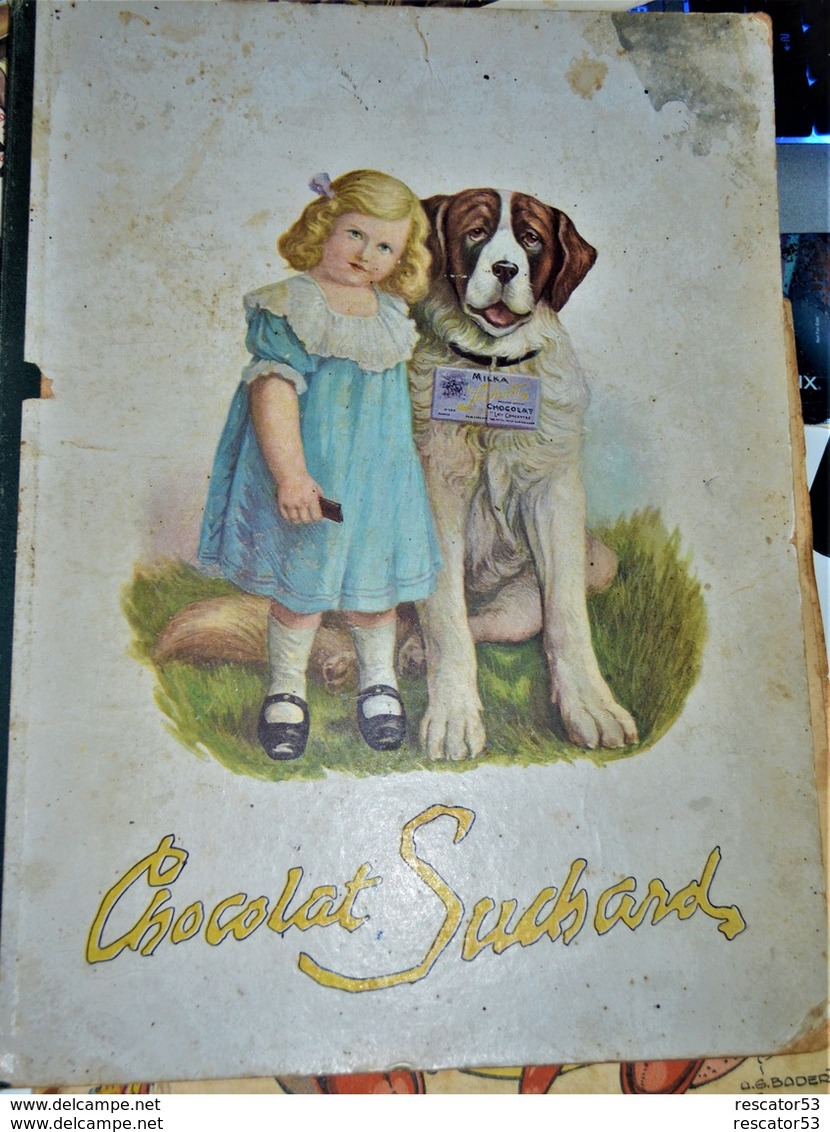 Très Rare Livre 31 X 23 Cm Chocolat Suchard 1911 Pour Buvards Complet - Kakao & Schokolade