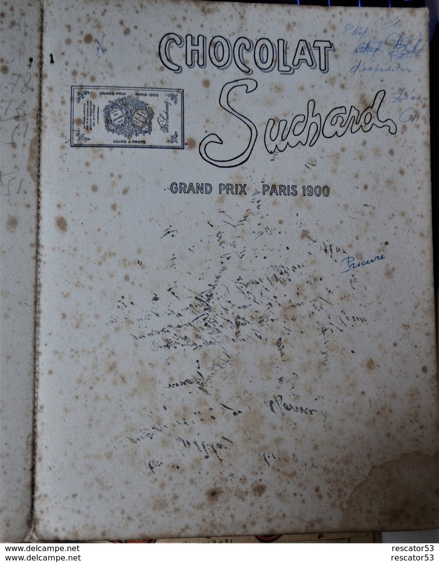 Très Rare Livre 31 X 23 Cm Chocolat Suchard 1911 Pour Buvards Complet - Cacao