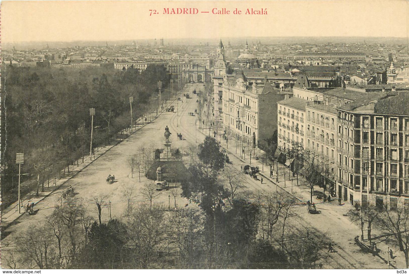 ESPAGNE-  MADRID -  CALLE DE ALCALA - Madrid