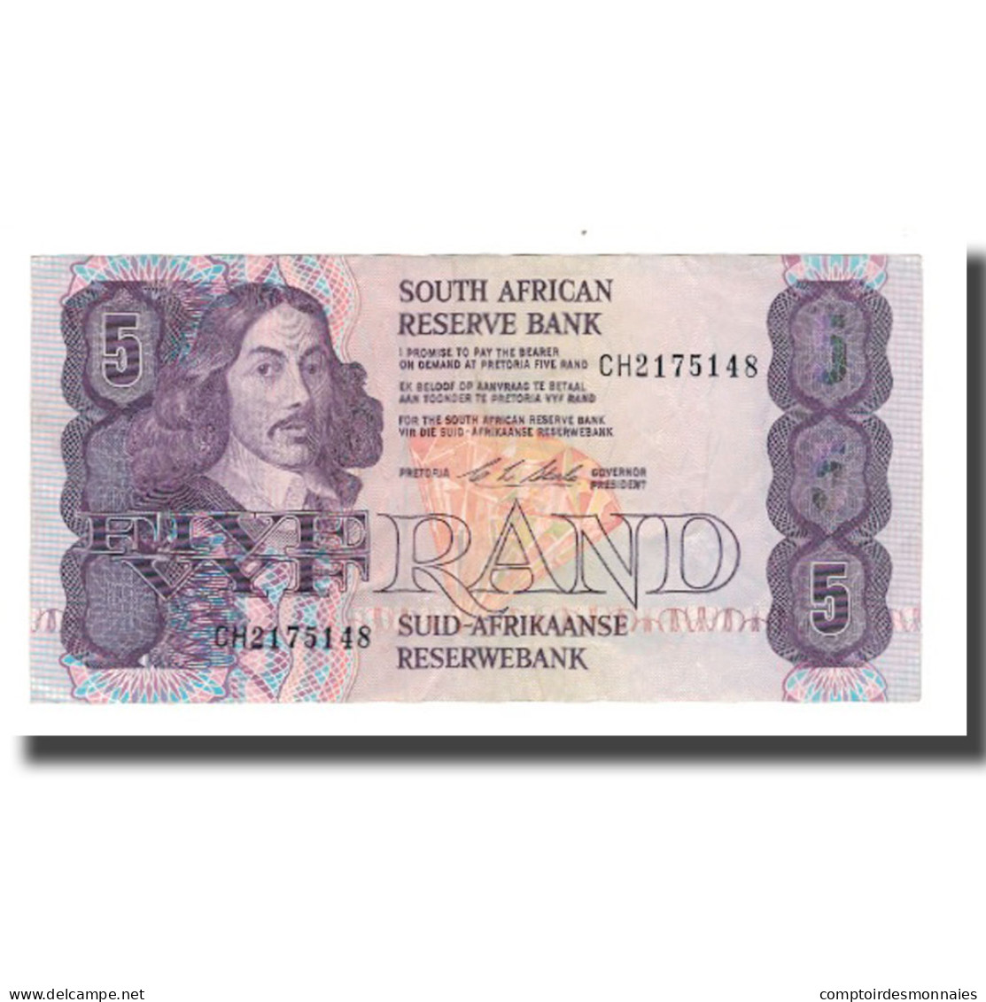 Billet, Afrique Du Sud, 5 Rand, UNDATED (1978-94), KM:119e, SUP - Afrique Du Sud