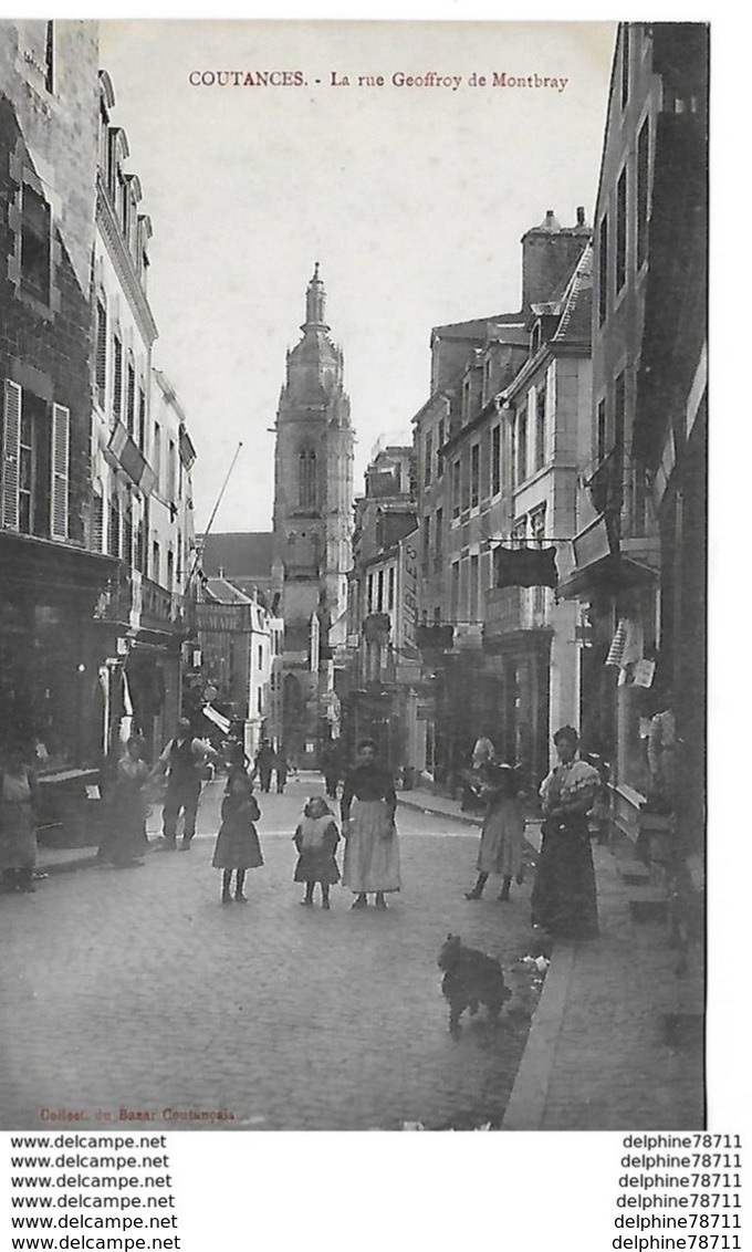 Coutances-La Rue Geoffroy De Montbray - Coutances