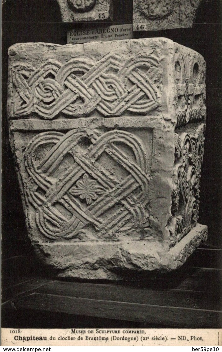 24  MUSEE DE SCULPTURE COMPAREE EGLISE DE BRANTOME CHAPITEAU DU CLOCHER DE L'EGLISE - Clermont Ferrand