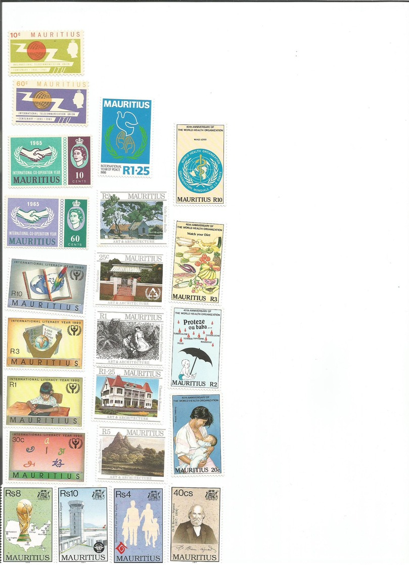 Francobolli Stamps Tibres Mauritius - Collezioni (senza Album)