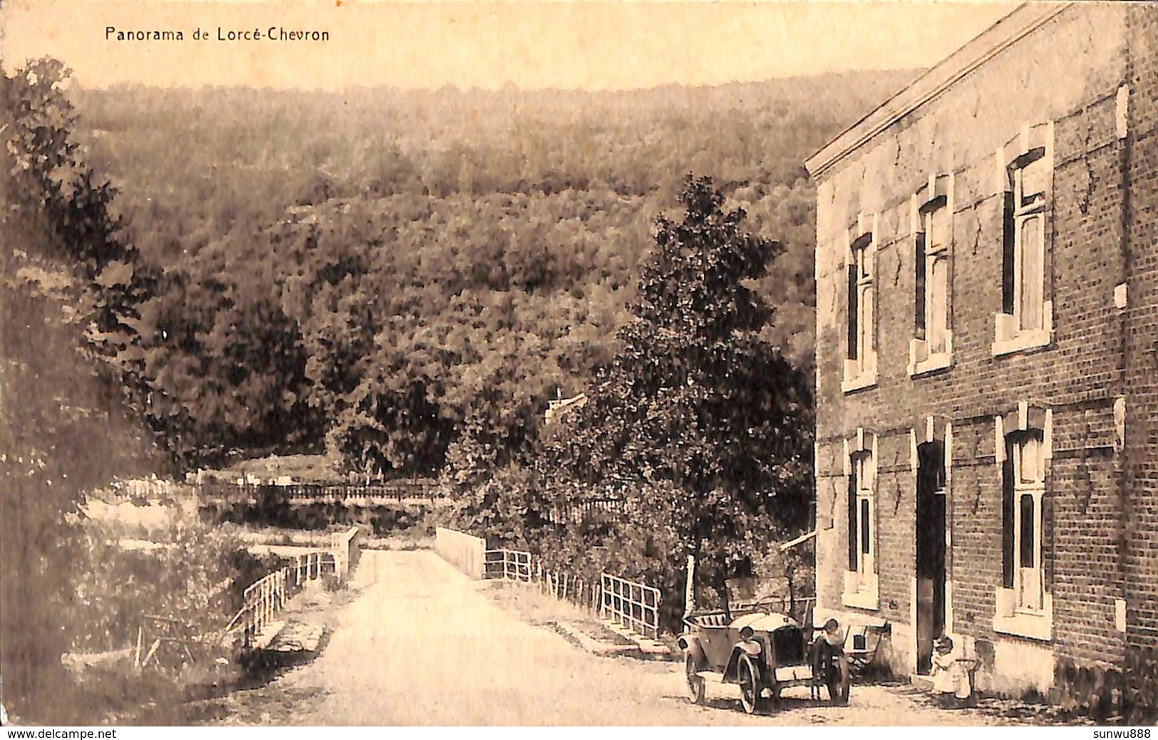 Panorama De Lorcé-Chevron (animée Gamine Avec Poupée, Oldtimer, Desaix) - Stoumont