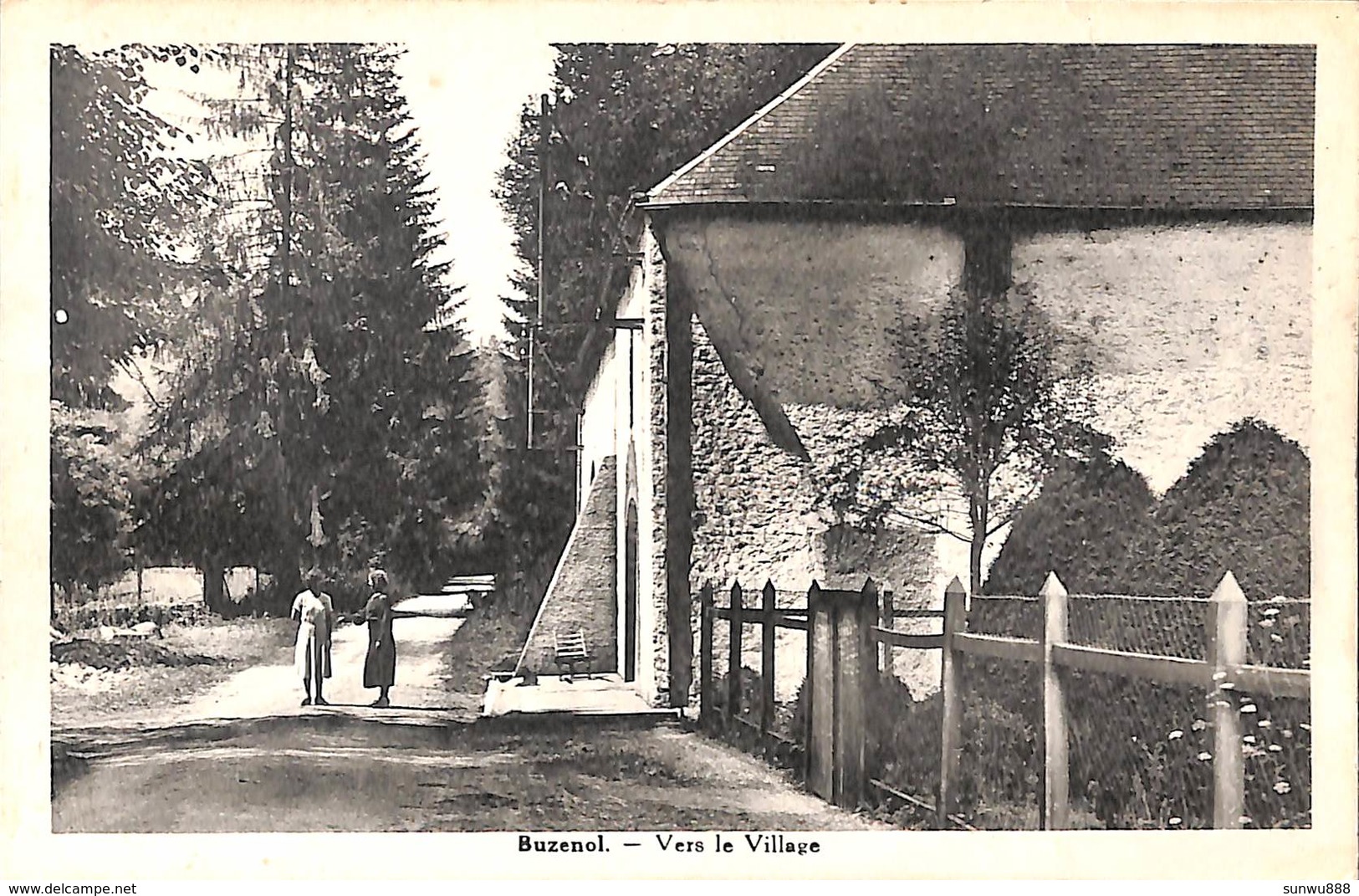 Buzenol - Vers Le Village (animée, Desaix, Edit. G. Servais-Dolizy) - Etalle