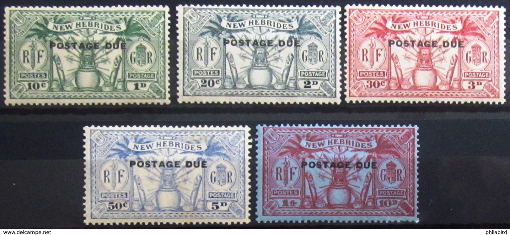 NOUVELLES HEBRIDES                    TAXE  6/10                          NEUF*    (verso Tâché) - Timbres-taxe