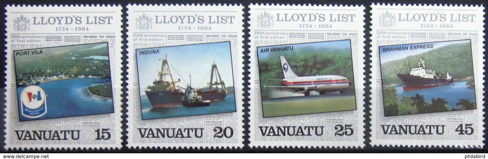 VANUATU                    N° 690/693                          NEUF** - Vanuatu (1980-...)