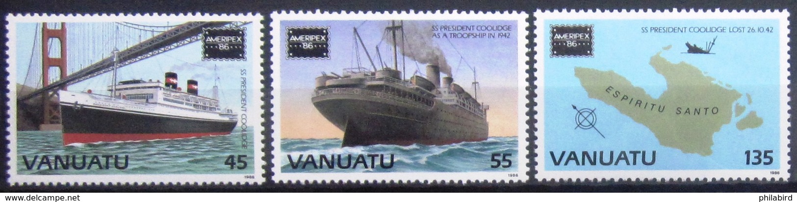 VANUATU                         N° 740/742                          NEUF** - Vanuatu (1980-...)