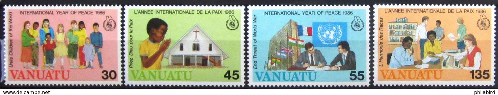 VANUATU                         N° 751/754                          NEUF** - Vanuatu (1980-...)