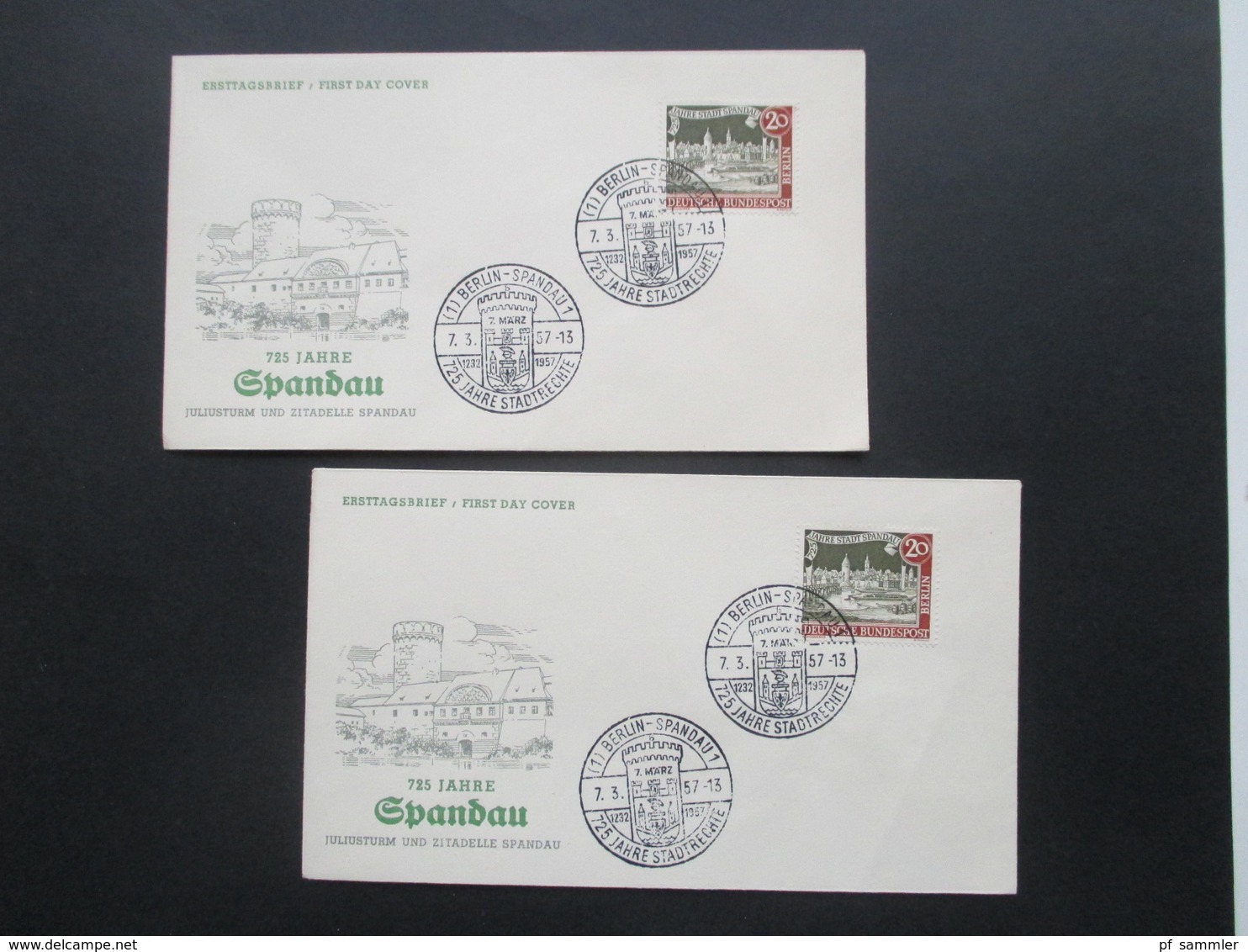 Berlin 1955 - 80 FDC / SST / Sonderbelege in 2 dicken Briefalben! Mit gutem FDC Berliner Stadtbilder alleine schon 200€