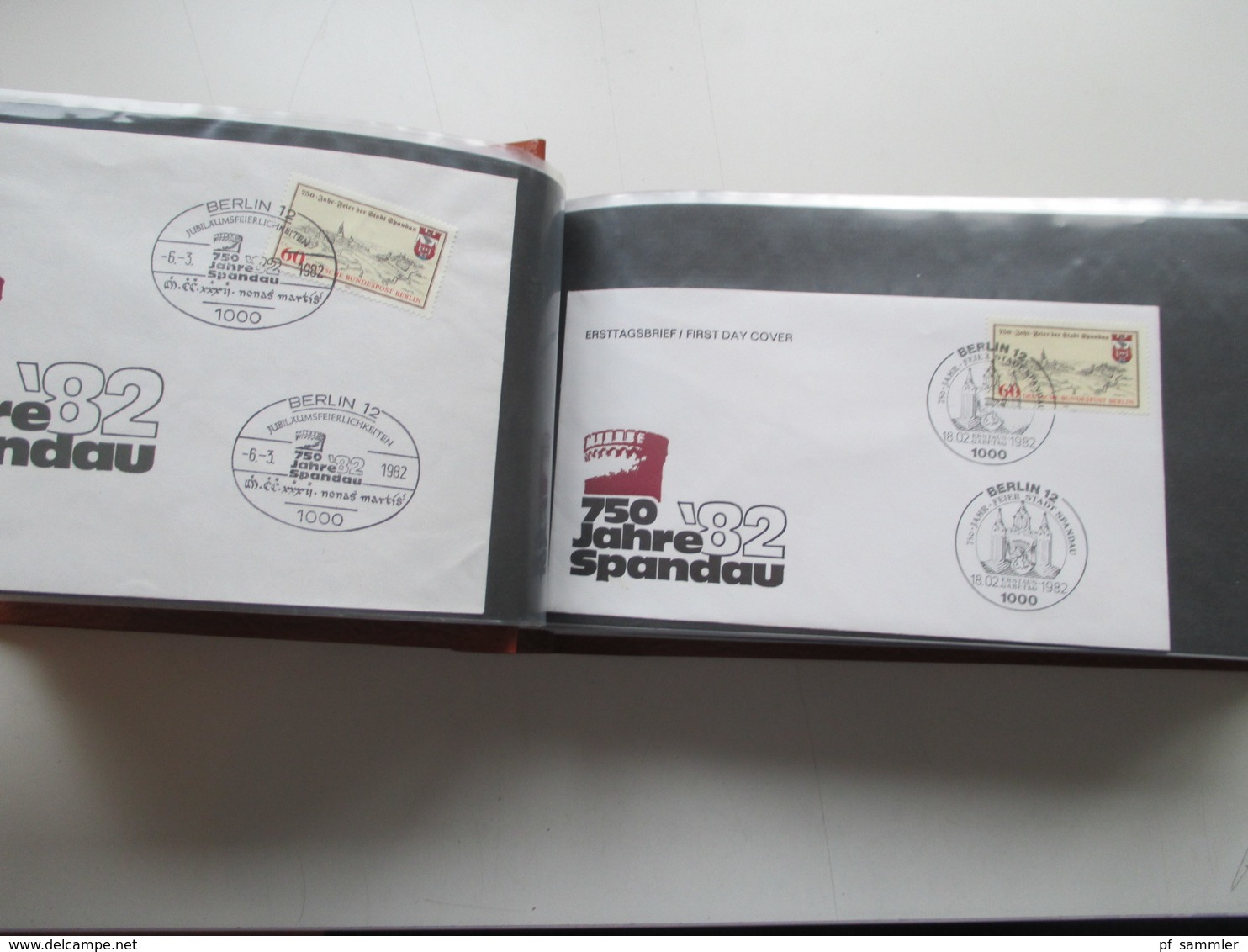 Berlin 1955 - 80 FDC / SST / Sonderbelege in 2 dicken Briefalben! Mit gutem FDC Berliner Stadtbilder alleine schon 200€