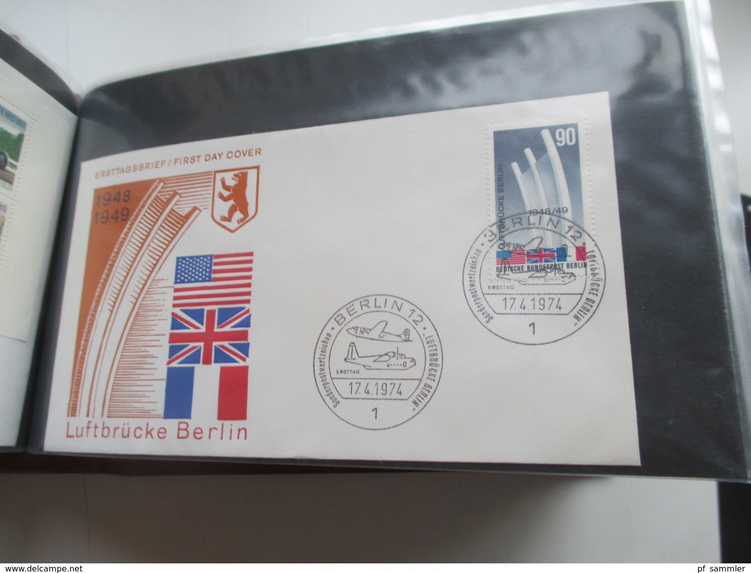 Berlin 1955 - 80 FDC / SST / Sonderbelege in 2 dicken Briefalben! Mit gutem FDC Berliner Stadtbilder alleine schon 200€