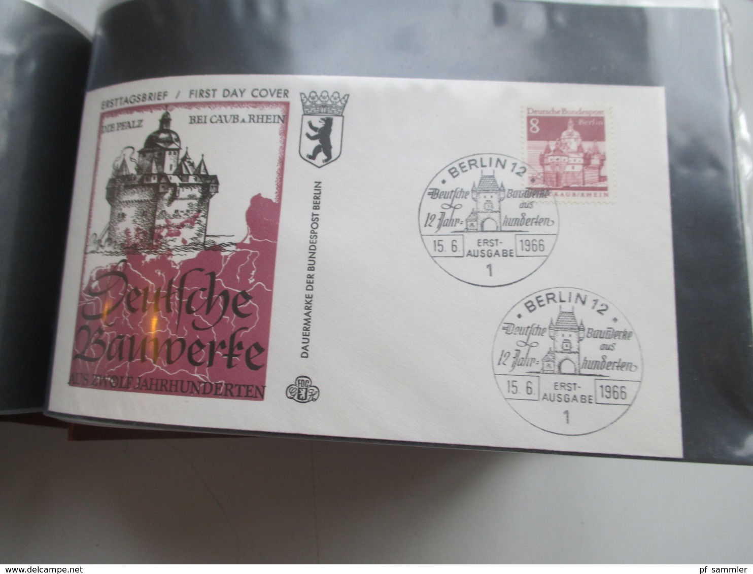 Berlin 1955 - 80 FDC / SST / Sonderbelege in 2 dicken Briefalben! Mit gutem FDC Berliner Stadtbilder alleine schon 200€