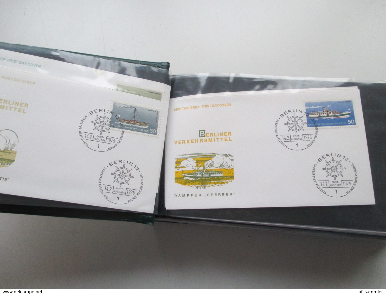 Berlin 1955 - 80 FDC / SST / Sonderbelege in 2 dicken Briefalben! Mit gutem FDC Berliner Stadtbilder alleine schon 200€