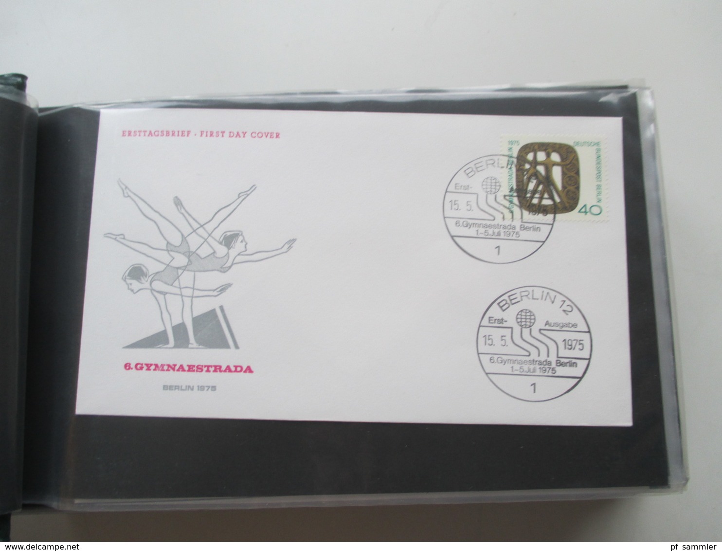 Berlin 1955 - 80 FDC / SST / Sonderbelege in 2 dicken Briefalben! Mit gutem FDC Berliner Stadtbilder alleine schon 200€