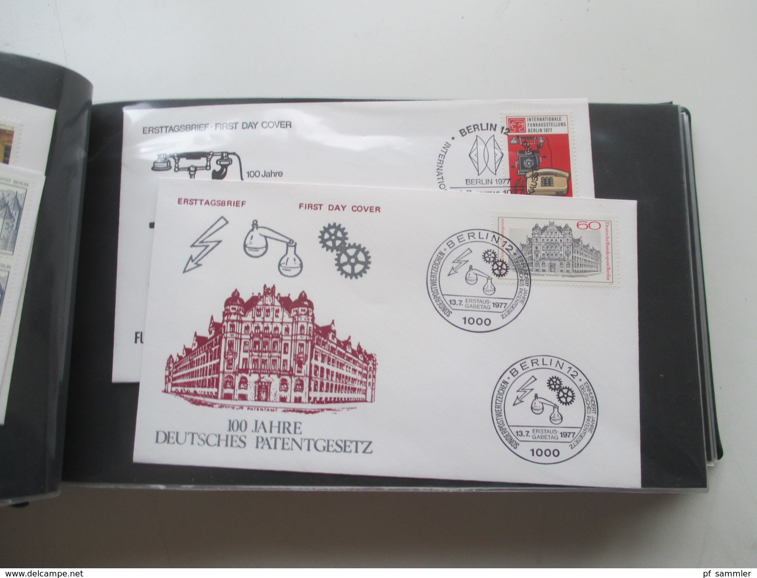 Berlin 1955 - 80 FDC / SST / Sonderbelege in 2 dicken Briefalben! Mit gutem FDC Berliner Stadtbilder alleine schon 200€