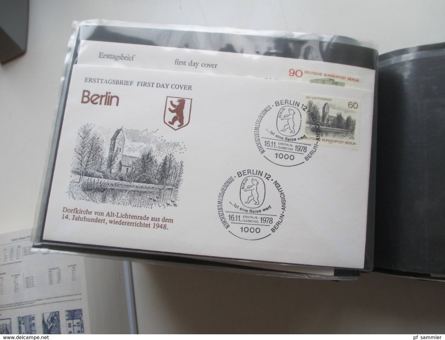 Berlin 1955 - 80 FDC / SST / Sonderbelege in 2 dicken Briefalben! Mit gutem FDC Berliner Stadtbilder alleine schon 200€