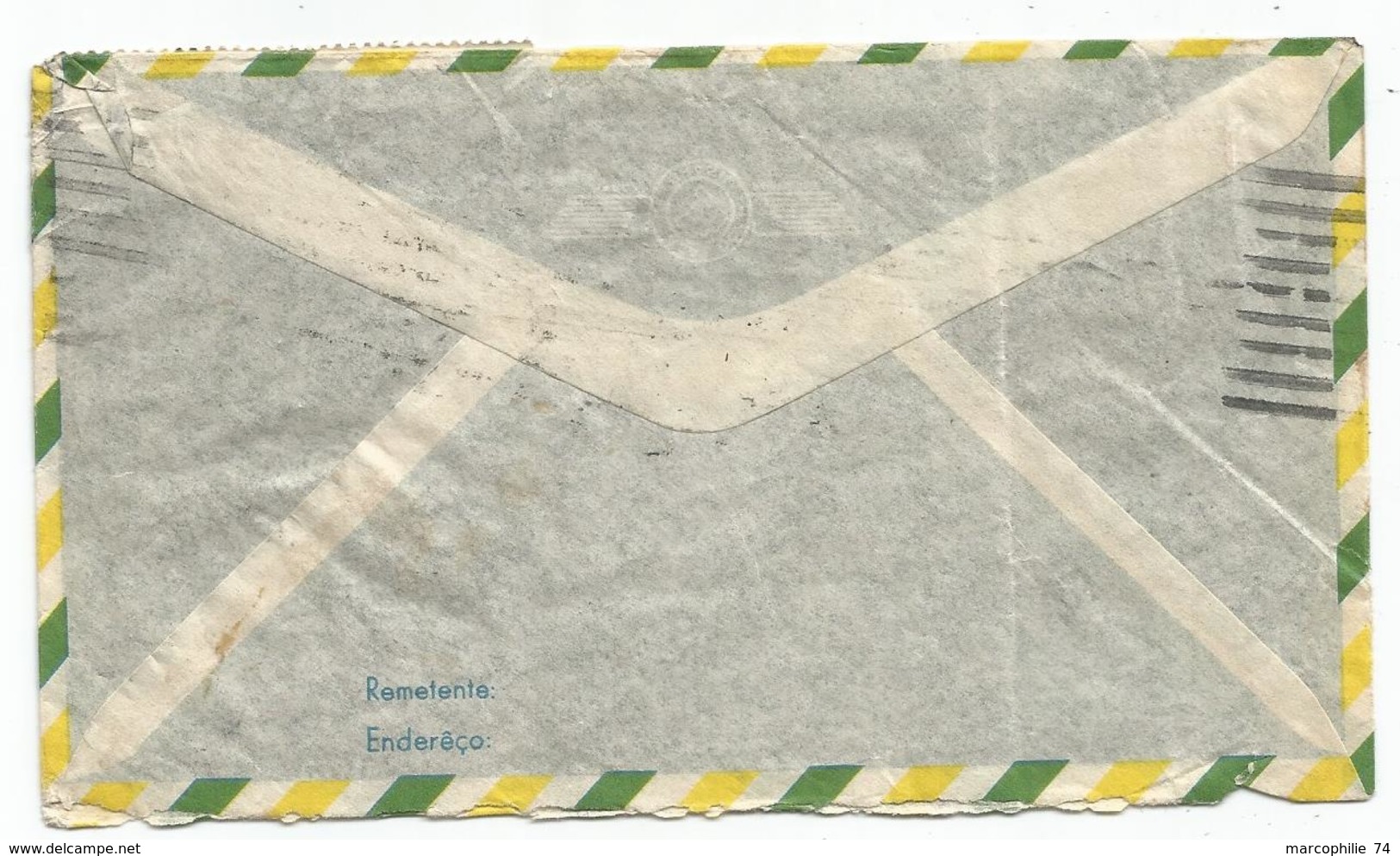 TAXE 100FR+10X3+2FR PARIS 1956 LETTRE AVION BRASIL - 1859-1959 Briefe & Dokumente