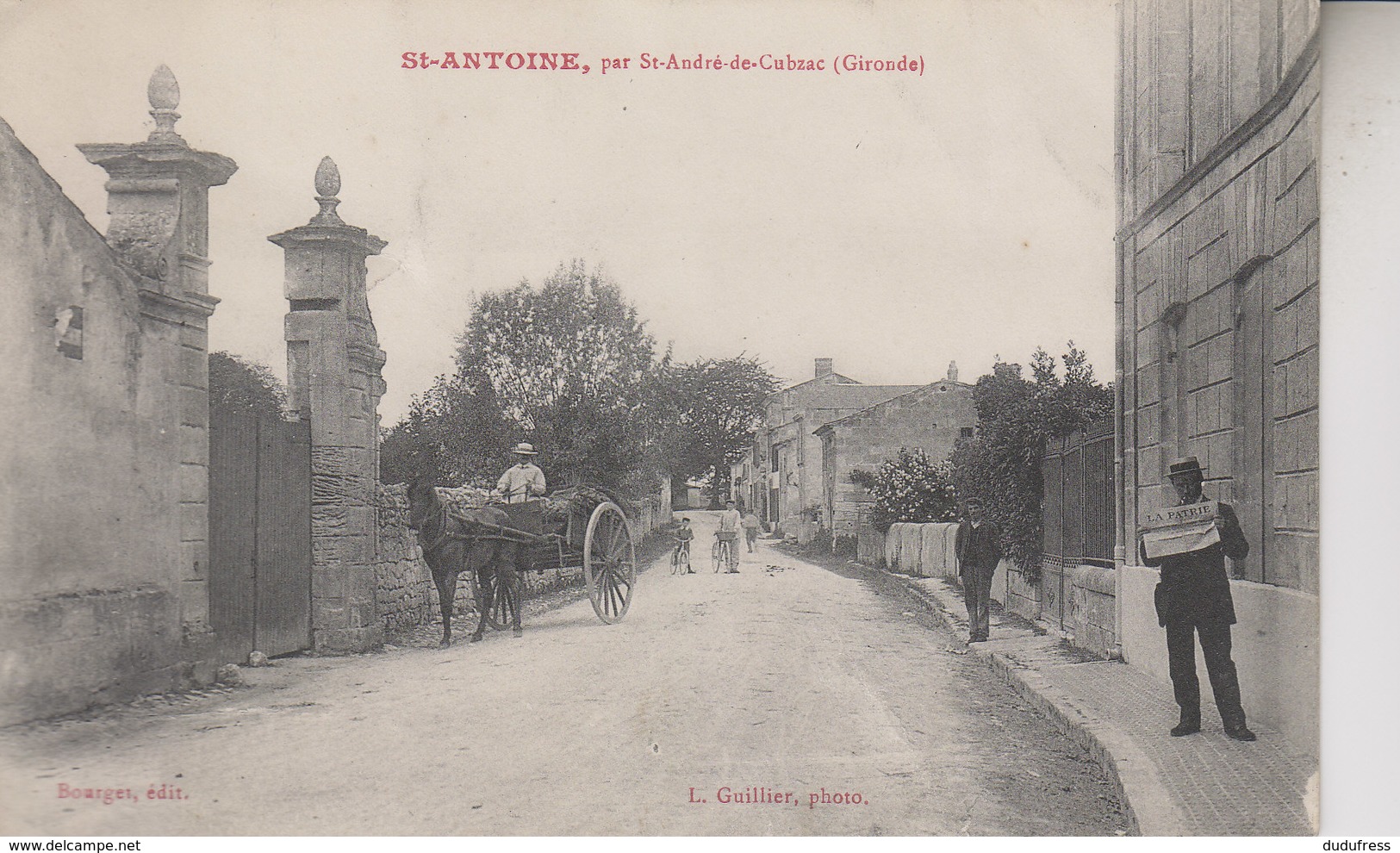 ST ANTOINE PAR ST ANDRE DE CUBZAC - Altri & Non Classificati