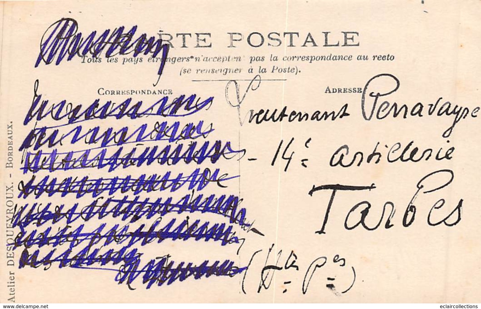 Thème   Escrime.   Bordeaux  33      Escrimeurs      1     (voir Scan) - Fechten