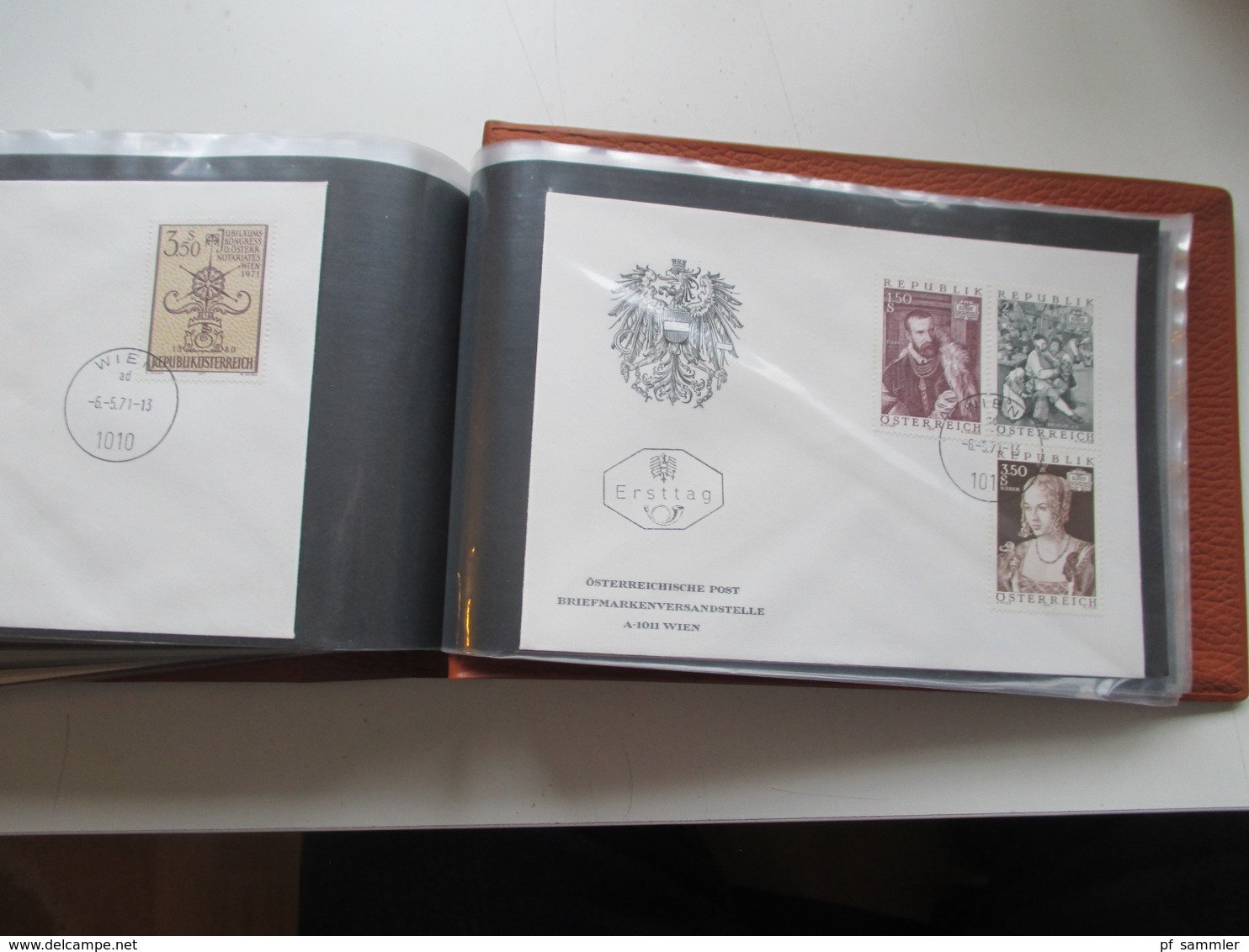 Österreich FDC / Ersttagsbriefe der Jahre 1967 - 1991 in 7 dicken Briefalben! mit knapp 700 Belegen! mit Christkindl
