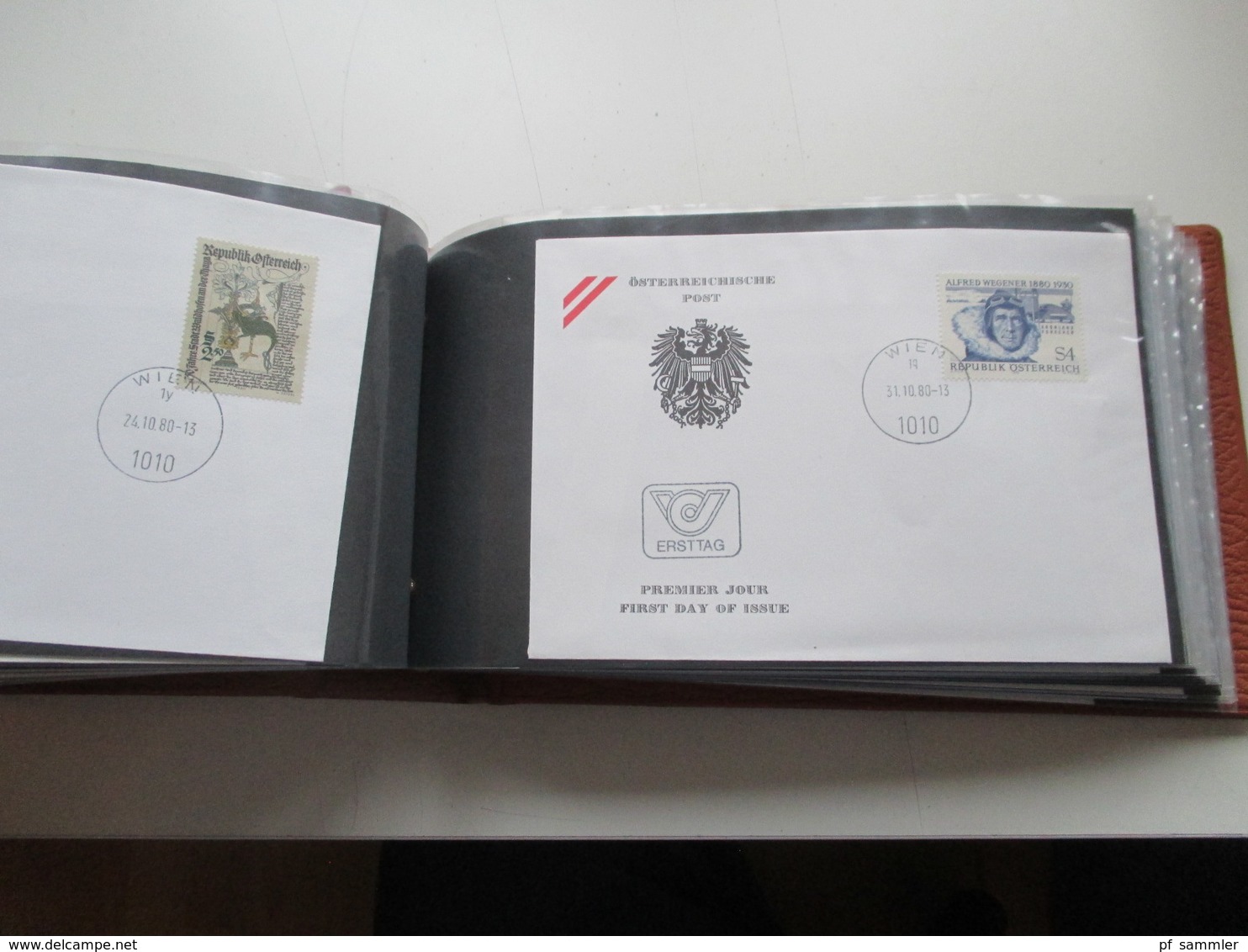 Österreich FDC / Ersttagsbriefe der Jahre 1967 - 1991 in 7 dicken Briefalben! mit knapp 700 Belegen! mit Christkindl