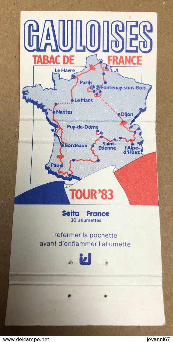 Tour De France 1983 - Gauloises - Boîte D'allumettes - Cyclisme - Wielrennen