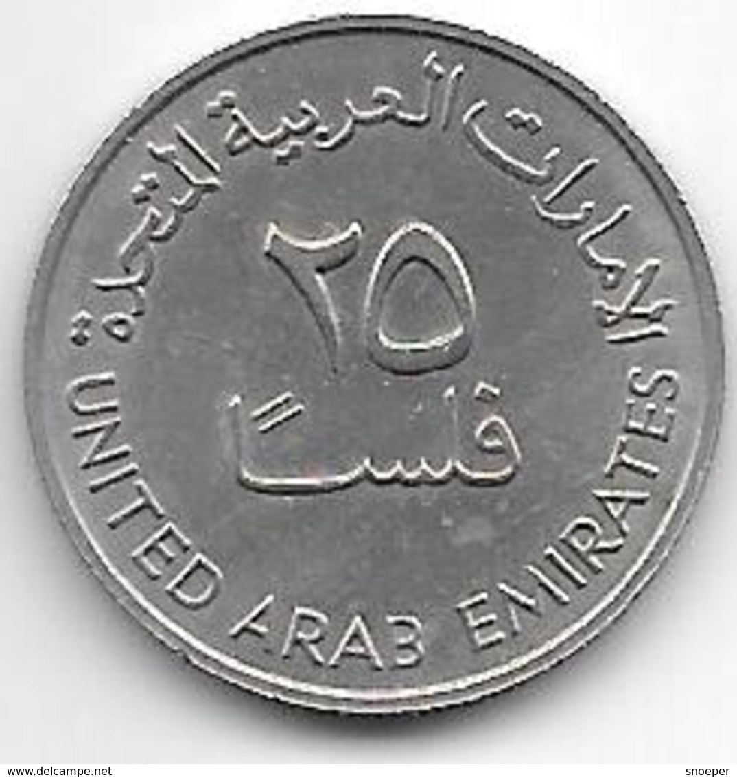 United Arab Emirates 25 Fils 1973   Km  4   Unc!!! - Emirats Arabes Unis
