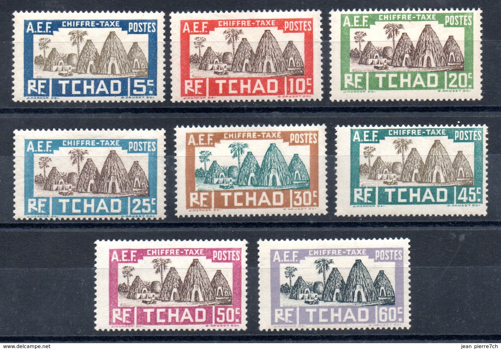 Tchad  Tschad Taxe Y&T T 12** - T 19** - Ungebraucht