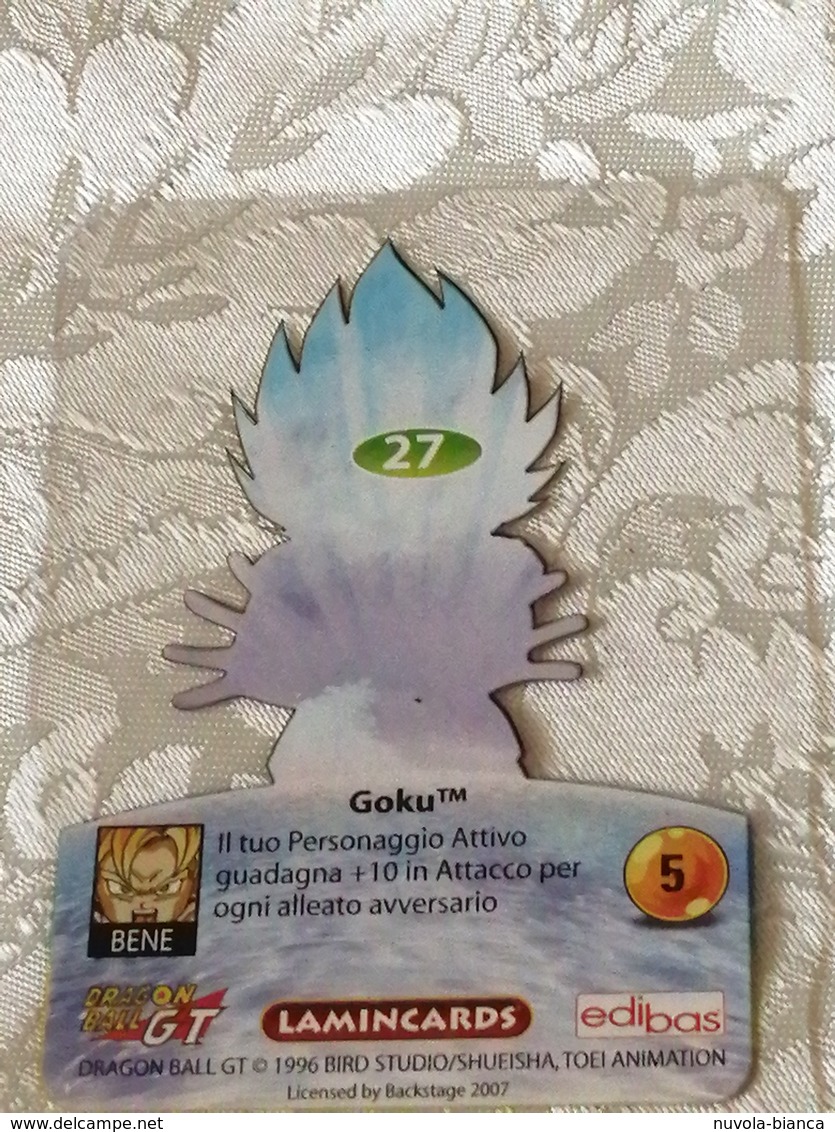 DRAGON BALL GT, N 27 GOKU DEL 2007 Lamincards Edibad - Dragonball Z