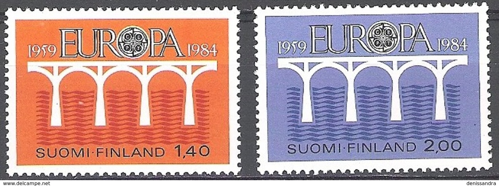 Finland 1984 Michel 944 - 945 Neuf ** Cote (2013) 6.00 Euro 25 Ans Europa CEPT Pont - Neufs