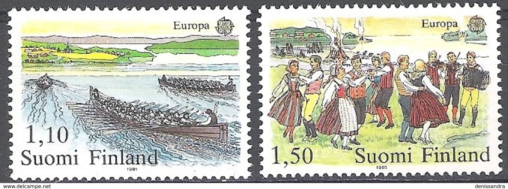 Finland 1981 Michel 881 - 882 Neuf ** Cote (2013) 4.20 Euro Europa CEPT Le Folklore - Neufs