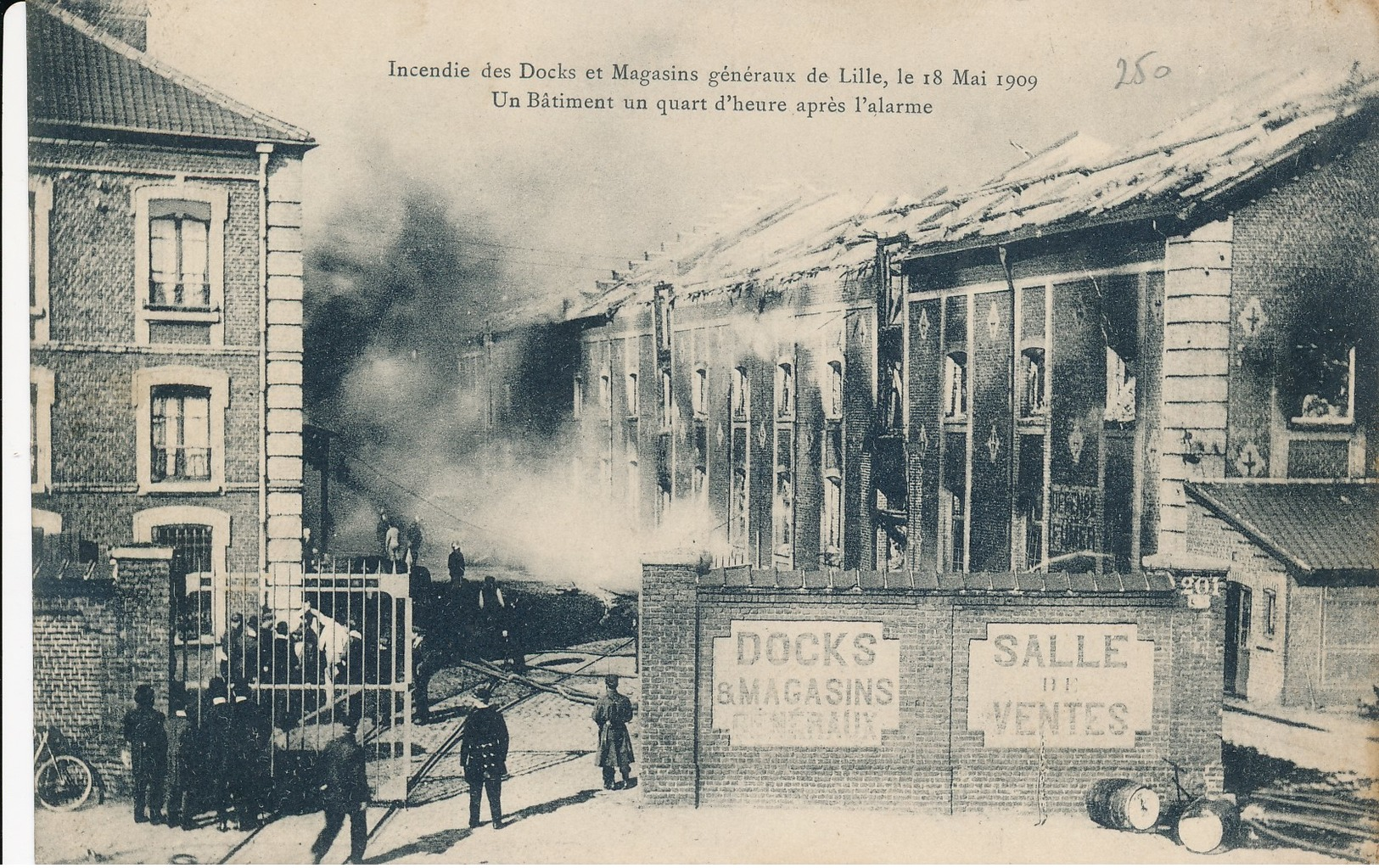 Lille Incendie Des Docks 18 Mai 1909 TBE - Lille