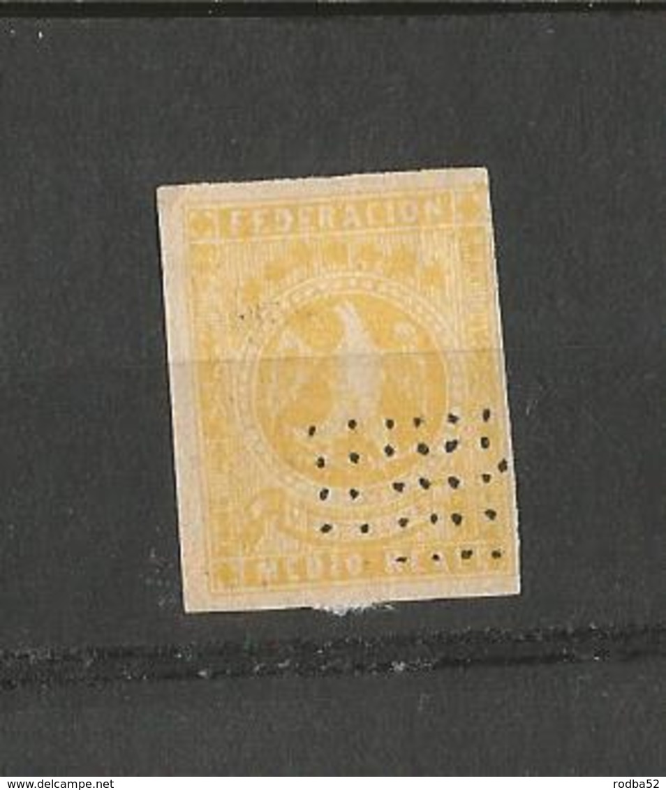 Timbre Venezuela - Medio Real - Stamps - - Venezuela